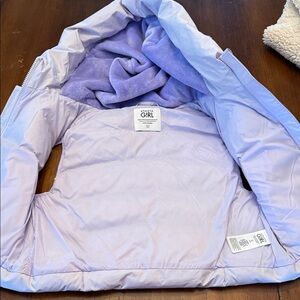 Athleta Light Purple Puffer vest